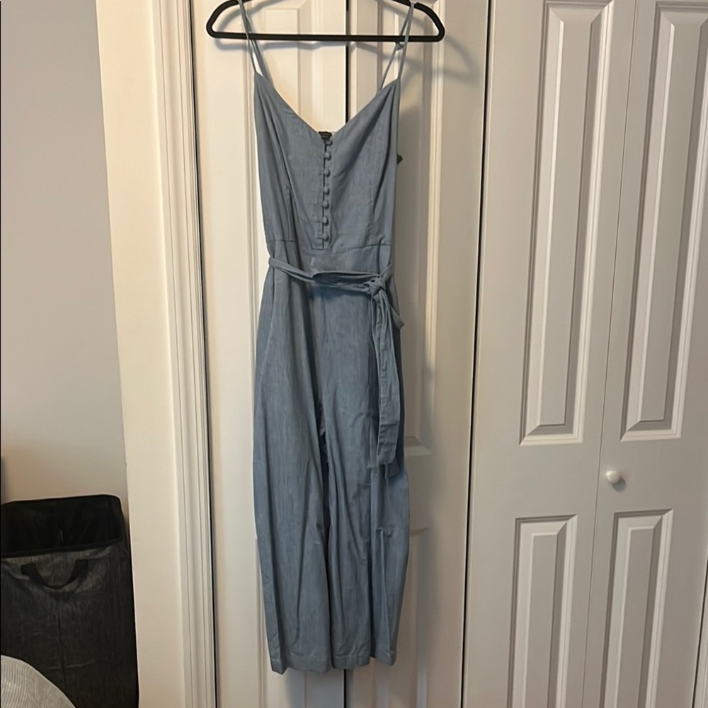 Blue denim color jumpsuit!